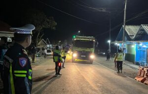 Polres Jember Batasi Kecepatan Kendaraan Berat di Jalur Kasian – Puger